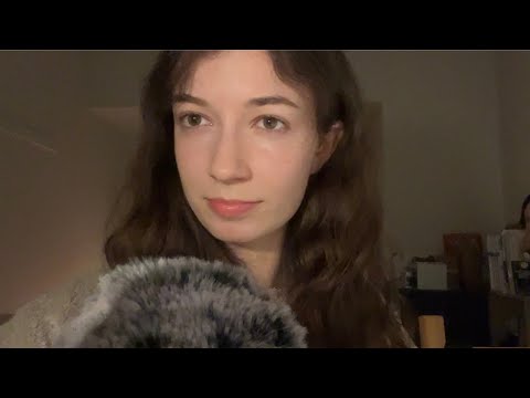 ASMR talking with you while doing makeup (soft spoken ramble)