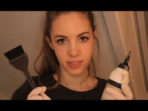 Cutting & Coloring Your Hair For A Party ASMR