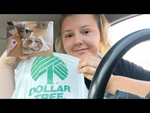 ASMR- Vlog: Getting Panera, Dollar Tree Haul, Running Errands, etc. (soft spoken)
