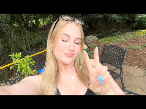 ASMR Outside | Hand Movements and Whispers 🌞
