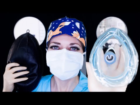 ASMR Anaesthetist | Gas Induction with Mask | *REALISTIC* with Full Prep | Soft Beeps from Monitor