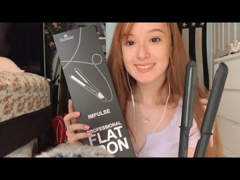 ASMR Duvolle Flat Iron Review || Ft My Sister!