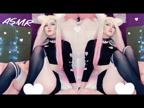 ♡ ASMR Cloth & Stockings Scratching Sounds / Ahri Cosplay