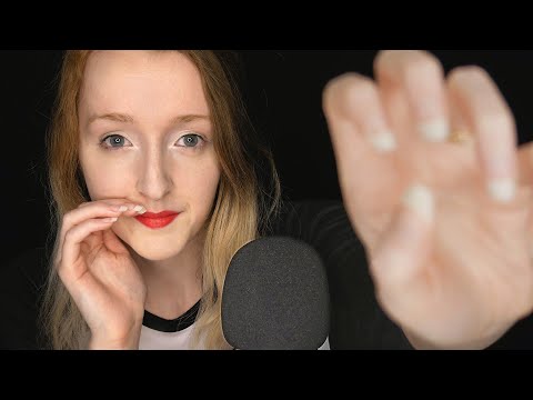 ASMR Repeating My Intro & Invisible Scratching