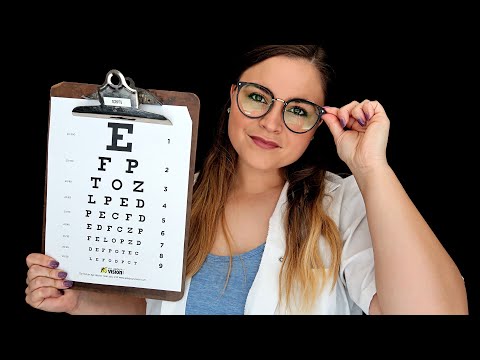 ASMR | Eye Exam And Glasses Fitting | Soft Spoken