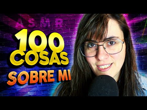 100 COSAS SOBRE MI ► ASMR Español | Zeiko ASMR
