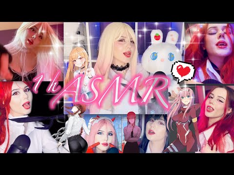 ASMR 💗 1 Hour Of Different Anime Girls Relaxing You 💗 Kidnapped Vampire Triggers Eating Whispering
