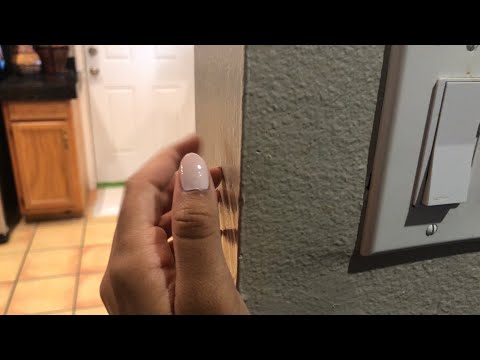 ASMR fast tapping around my house