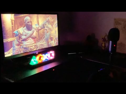 ASMR Controller Sounds & Whispering 🎮 Playing God of War