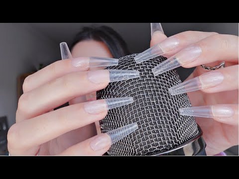 ASMR *Clear Nails* Mic Scratching