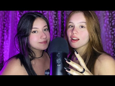 ASMR AMIGAS TE FAZENDO DORMIR