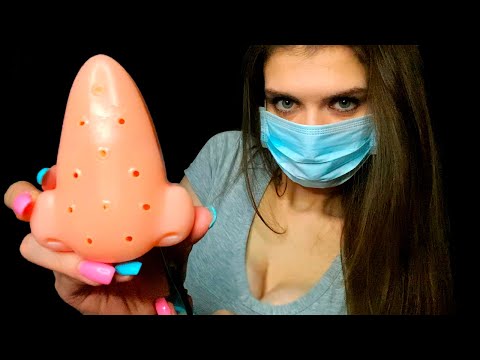 ASMR POPPING ROLEPLAY - Clean and Squeeze Your Nose