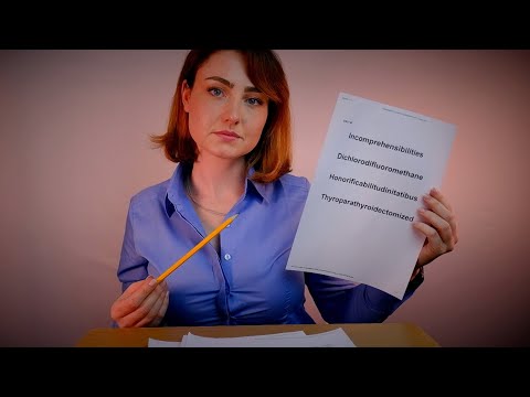 ASMR - The IMPOSSIBLE Cognitive Screening Test (will you pass?)