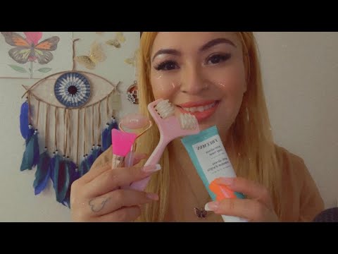 ASMR ROLEPLAY| ✨Facial Treatment- Camera & glove sounds, personal attention ✨