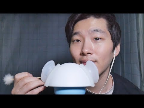 ASMR It’s Time for Relax and Sleep - with Lighted Mic / Ear Cleaning / Brushing