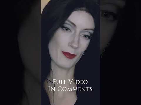 Addams Family ASMR 🖤 Morticia & Wednesday🥀 Personal Attention #asmr #shorts #shortvideo