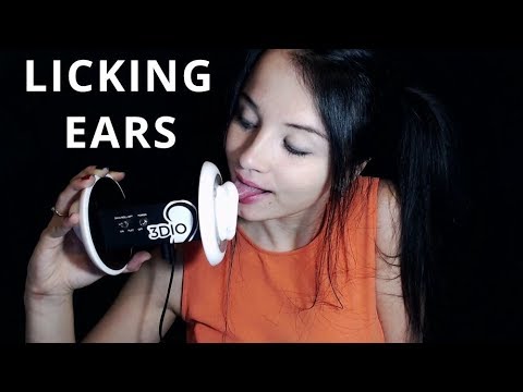 АСМР ликинг ушек,звуки рта I ASMR  licking of the ears, sounds of the mouth, Ear Massage