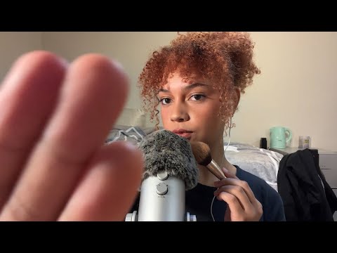 ASMR personal attention 🩷 (positive affirmations, hand movements, face brushing, gentle kisses)
