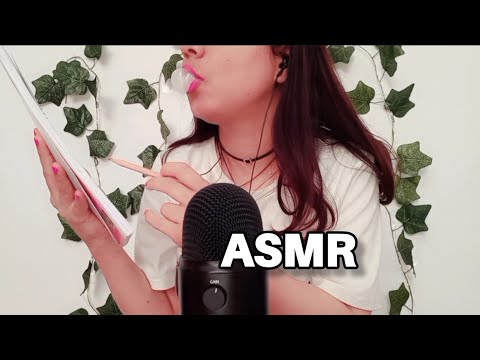 asmr ♡ chewing gum and Bubbles 🥰, painting you 🎨, no talking ✨️
