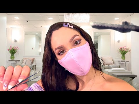 ASMR - Eyelash Extensions Roleplay (Personal Attention)