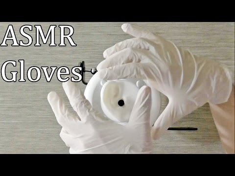 ASMR - Touching Your Ears in Latex Gloves. 3Dio Free Space Pro Binaural Touching and Massaging Ears