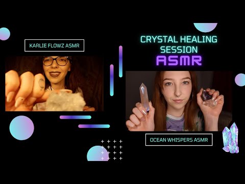 ASMR Removing Your Anxiety with Crystals✨ Collab with Ocean Whispers ASMR🌊