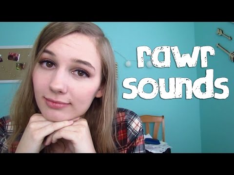 [BINAURAL ASMR] Rawr Sounds :3 ("like a kitty cat / dinosaur / lion")