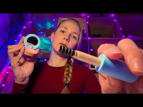 TRULY aggressive doing your wooden make up 💥⚡(asmr)