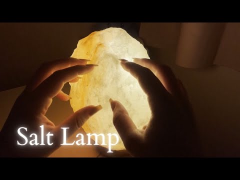 ASMR Salt Lamp Scratching and Tapping