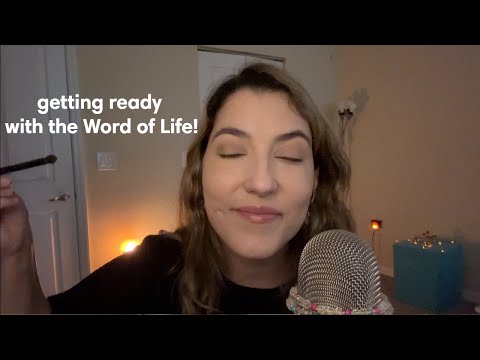 ASMR💄 make-up, getting ready with Jesus ~ bible scriptures || Christian Asmr♔
