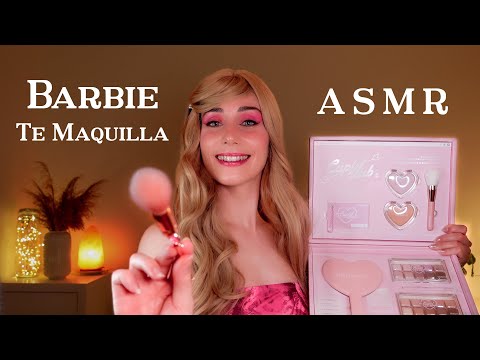 ASMR MAQUILLAJE 💗 BARBIE Te Maquilla 💄 Atención Personal 💌 Roleplay en Español