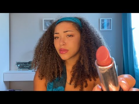 ASMR toxic friend does your makeup (and roasts you 😬)