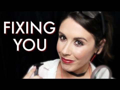 ASMR Fixing You: Personal Attention, Unintelligible Whispers, Ear Cleaning, & More (Role Play)