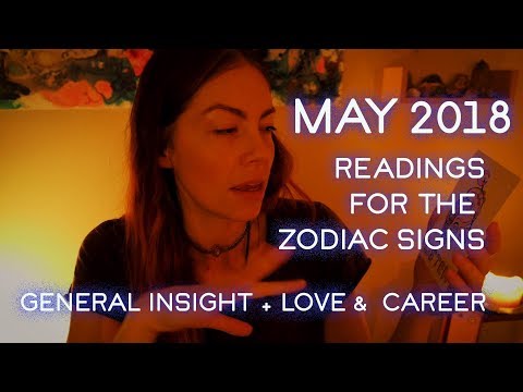 May Intuitive Card Reading by Zodiac, General Insight, Love & Career, ASMR