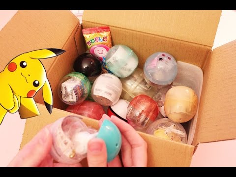 Opening TONS of Gashapons from Candysan (ASMR softly spoken, plastic/packaging sounds)