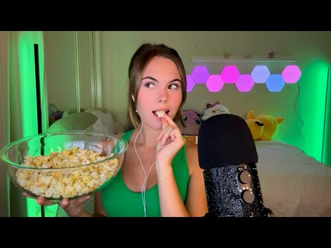 ASMR | Giving you Movie Recommendations while Eating Popcorn 🎥🍿 (mixed genres, soft spoken…)