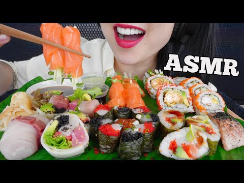 ASMR SUSHI *THAILAND EDITION (EATING SOUNDS) NO TALKING | SAS-ASMR