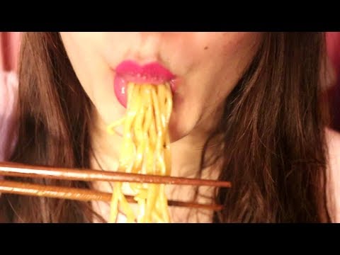 ASMR Noodles Relaxing Eating Sounds