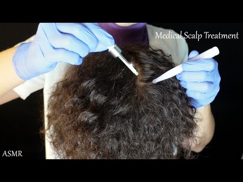 ASMR Medical Scalp Treatment & Scalp Massage with New Crystal Tools (Whispered)