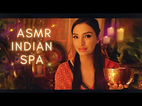 ASMR World Spa | Indian Hair and Facial Treatment with Massage for Relaxation