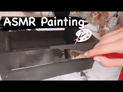 ASMR Painting!🎨🧑‍🎨 (Whispers, Tapping, Mouth Sounds👄)