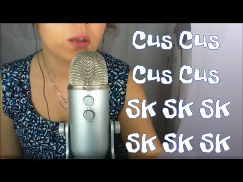 ASMR Cuscus Sounds SK SK SK Mouth Sounds Word Repetition