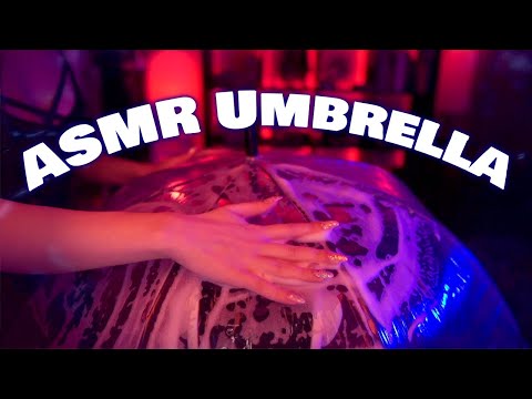ASMR Umbrella ☔ Spray Sounds, Crinkle sounds, Foam