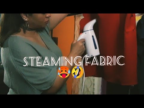 ASMR Steaming Fabric Sounds