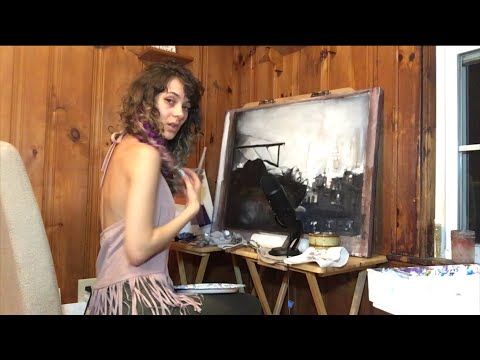 Tears and painting | keeping it real ASMR whispers