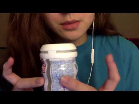 ASMR // fast tapping on camera with gum chewing and keyboard sounds