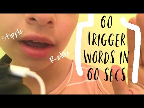 60 Trigger Words In 1 Minute