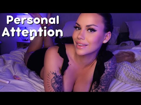 ASMR in bed with you 💙  personal attention