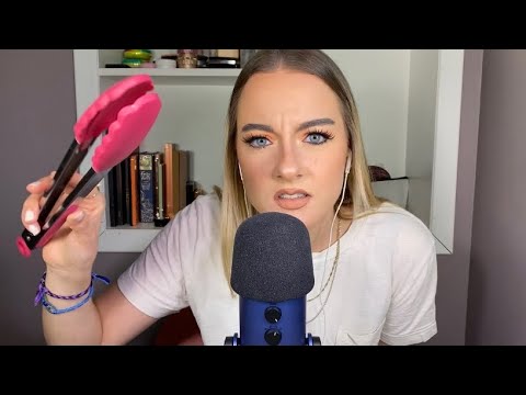 ASMR | using kitchen utensils for triggers and personal attention