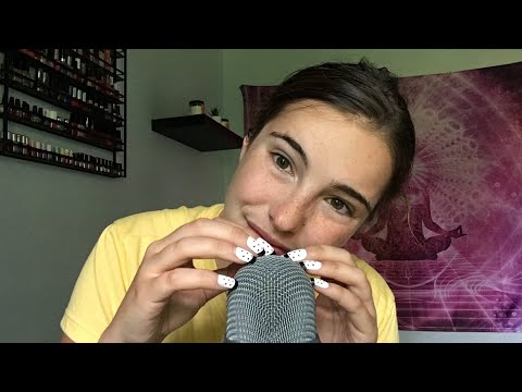 |ASMR| AGGRESSIVE MICROPHONE SCRATCHING AND TAPPING WITH NAILS|